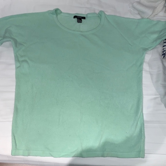 Super soft turquoise 3/4 long sleeve sweater - Picture 1 of 3